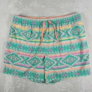 Chubbies Swim Trunks Men's‎ 2XL 5.5" Inseam Shorts The En Fuegos Aztec Print